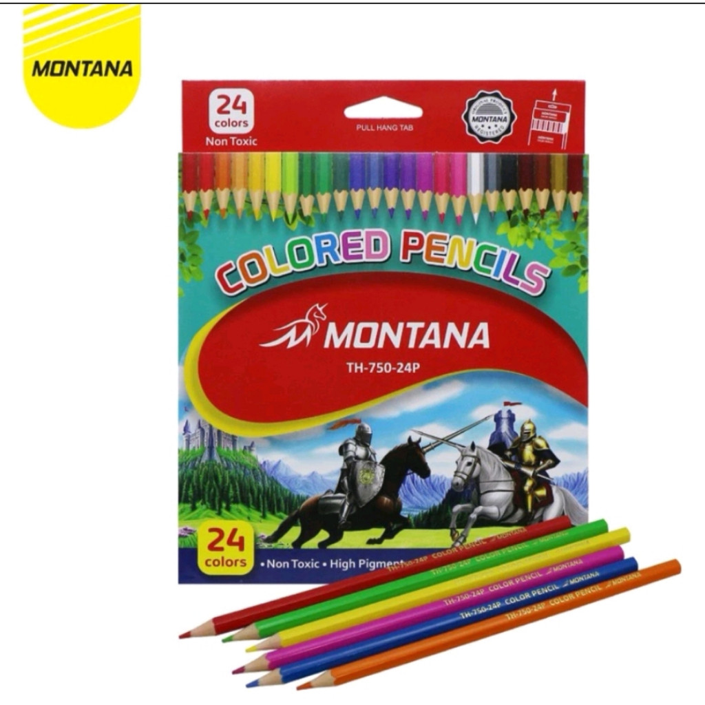 

Pensil Warna Panjang Montana 24 Warna / Colour Pencil TH750-240P