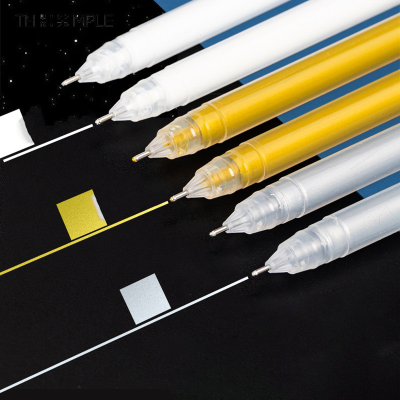 

Touch Pulpen/Gel pen Marker /Spidol/stabilo highlighter art painting/Pena neon/Pena fluorescent putih - THIMPLE