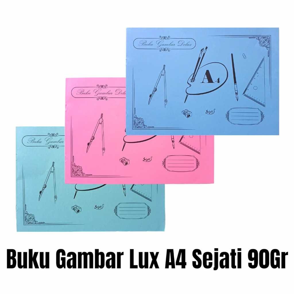 

Buku Gambar 90gr Lux Delux SEJATI A4 (25pc)