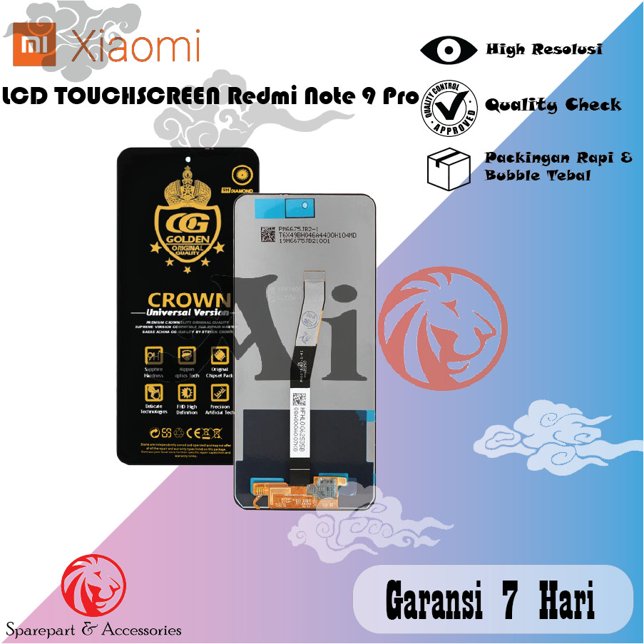 LCD TOUCHSCREEN XIAOMI REDMI NOTE 9 PRO / NOTE 9S ORI FULLSET / LCD REDMI NOTE 9S