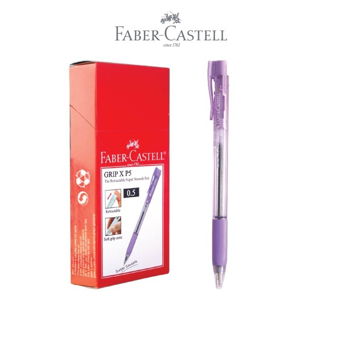

[New Promo] Ballpoint Grip XP 0.5 mm Barrel Violet - Box isi 10pcs
