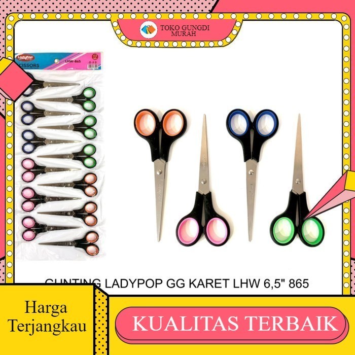 

Gunting Kertas Sedang / Gunting kertas murah merek ladypop 865