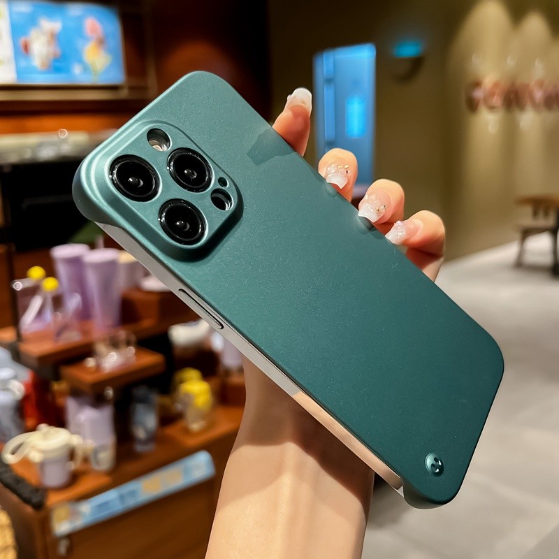 Permen Warna Frameless Matte Casing untuk OPPO A98 Reno 8 8Z 7 7Z 6 5 A78 A76 A31 A9 A5 2020 A3s A12