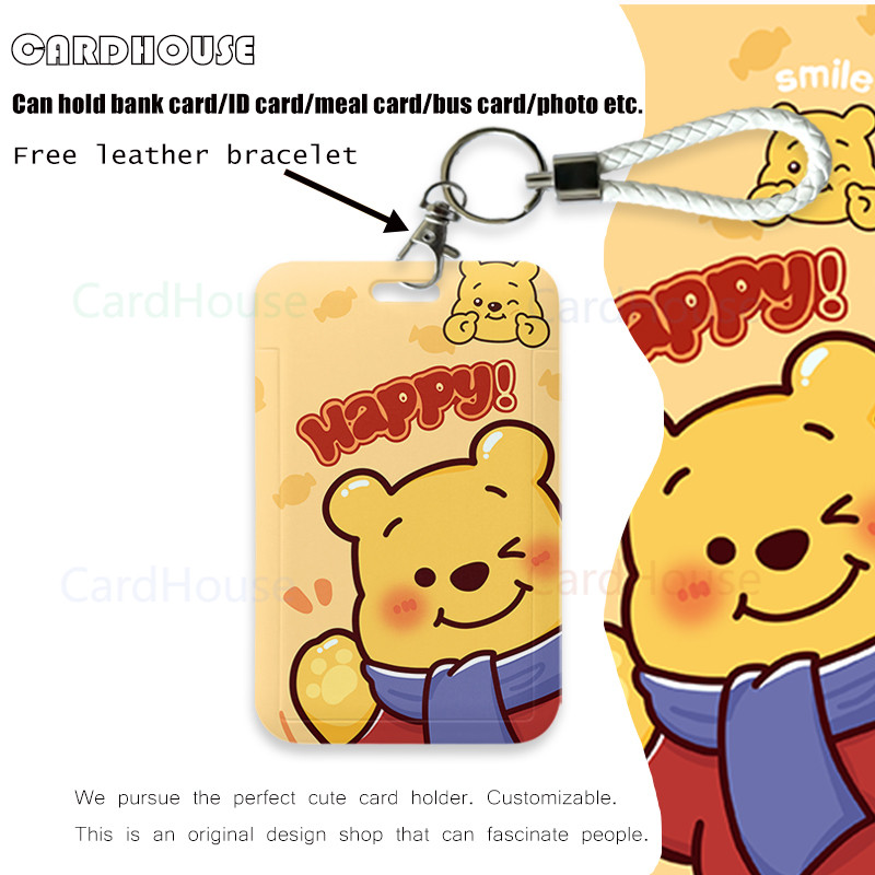 

( CardHouse ) ID CARD HOLDER Kartun Winnie the Pooh LT104 Tempat Kartu Photocard Photo Card KARTUN Aesthetic
