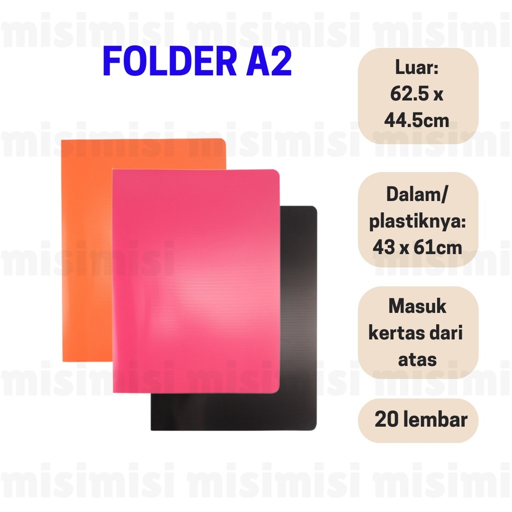 

Folder Besar Ukuran A2/Map A2 20 Lembar