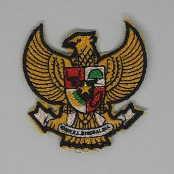 BORDIR GARUDA PANCASILA PATCH BET GARUDA / BEDGE / EMBLEM / ATRIBUT / LOGO BORDIR GARUDA
