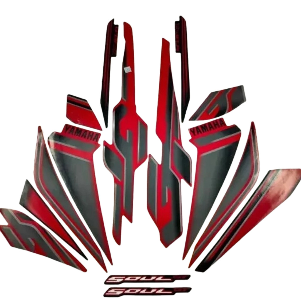 Stiker Striping Standart Mio Soul GT 2013 Muscle | Stiker Body Mio Soul GT 2013 Muscle | Termurah