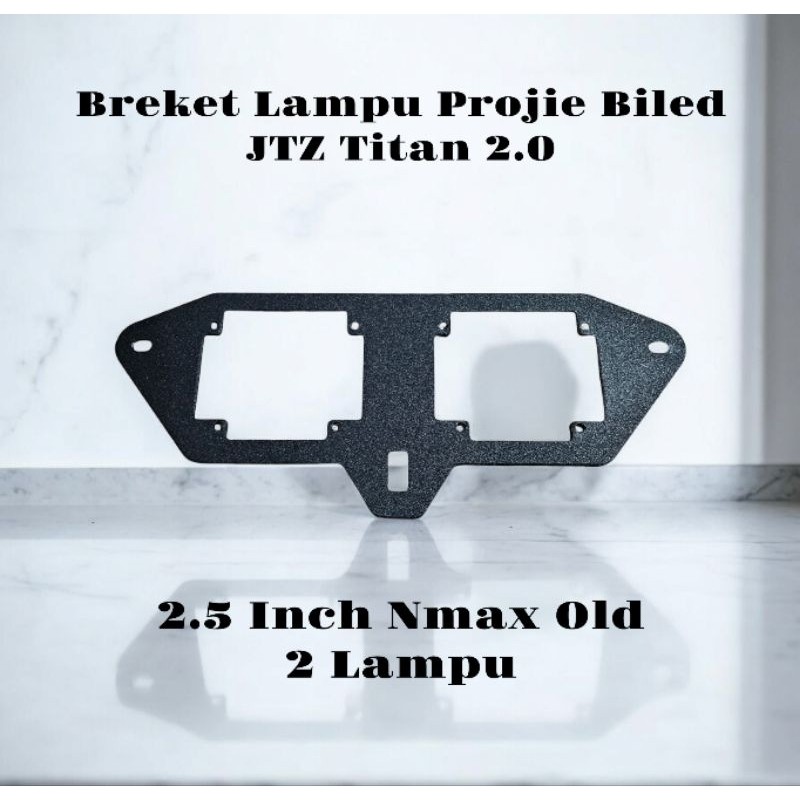 COD Breket Lampu Projie Biled JTZ Titan 2.0 Nmax Old 2.5 Inch 2 Lampu & 1 Lampu