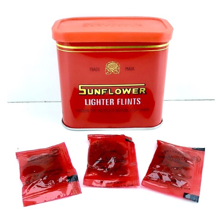 Batu Korek merk SUN FLOWER 1 Kaleng (500 gr)