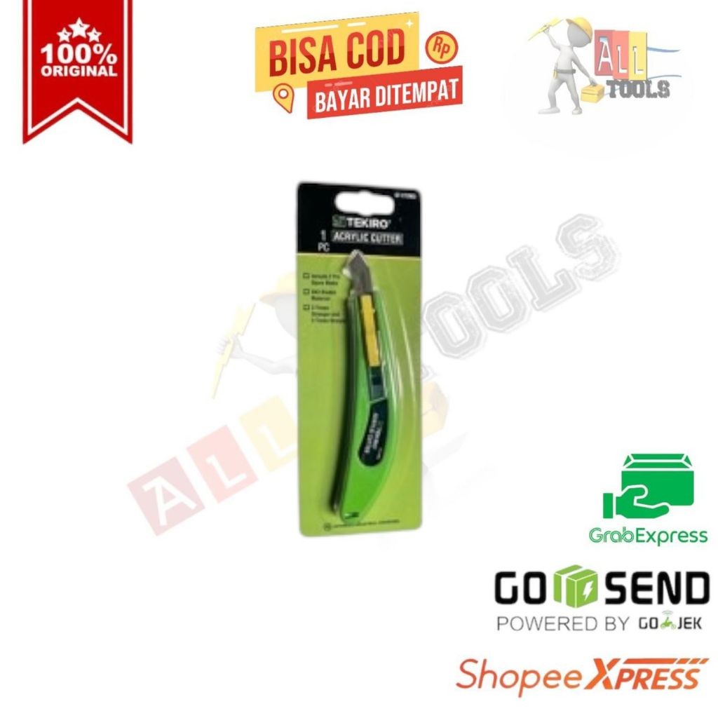TEKIRO ACRYLIC CUTTER 10 MM - PISAU POTONG ACRYLIC 10MM