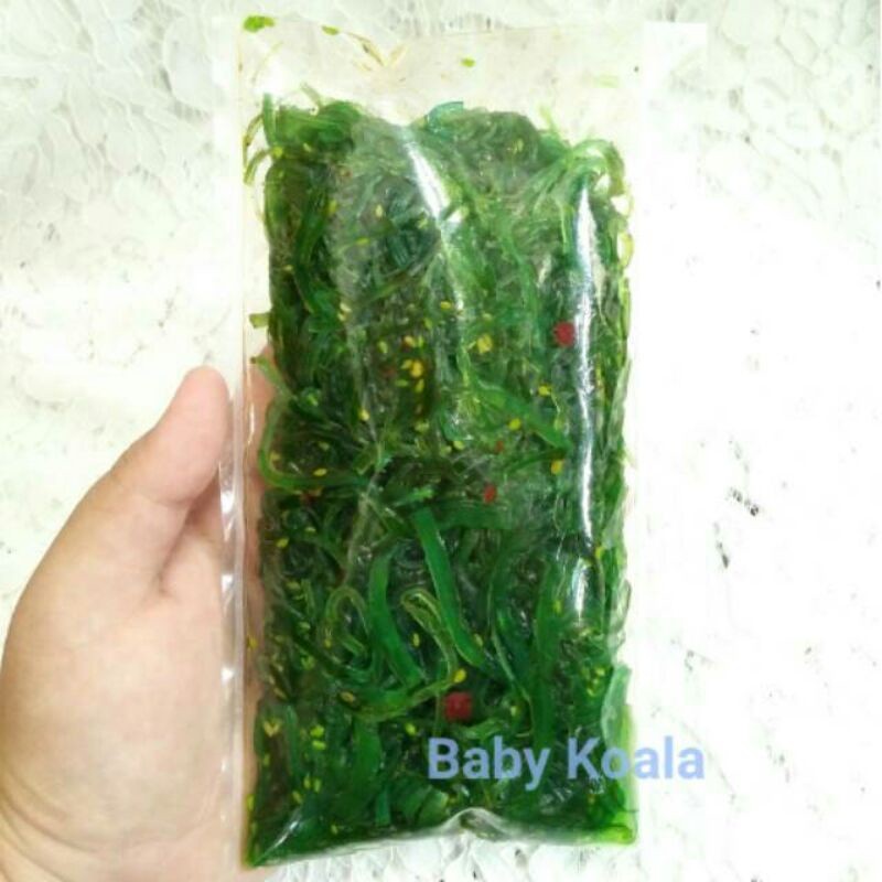 

Ay00! CHUKA WAKAME Salad Rumput Laut 200 g Seaweed Seasoned Frozen Salad -BKB