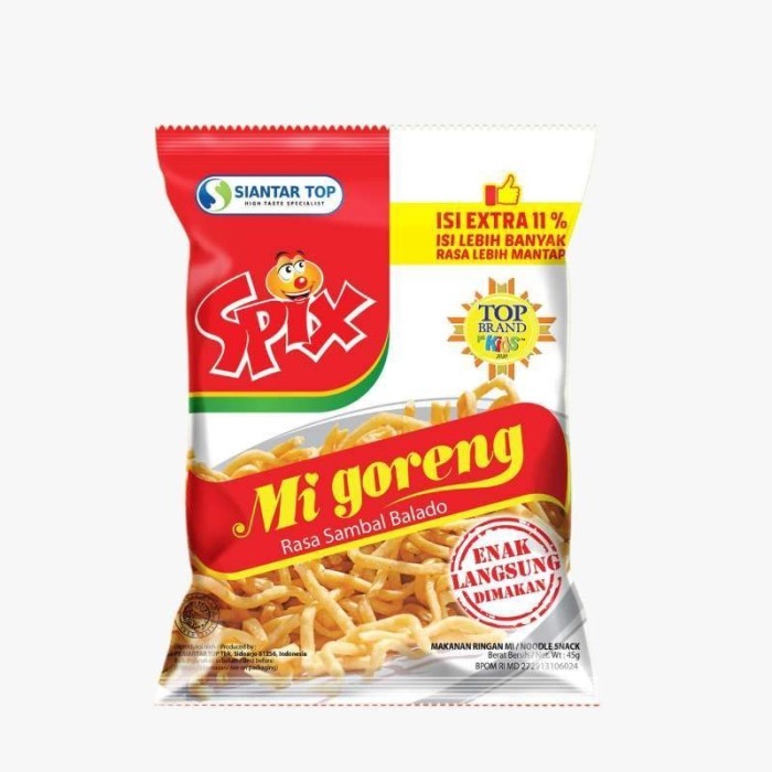 

New Item SPIX MI GORENG SAMBAL BALADO 45g
