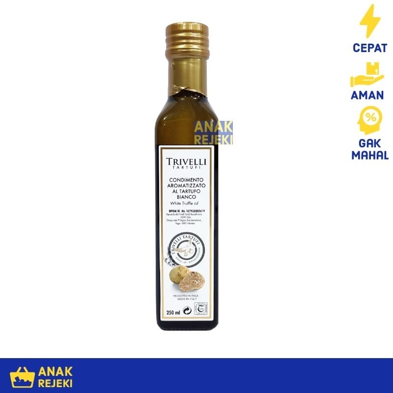 

Trivelli White Truffle Oil 250ml - Tartufi Extra Virgin Truffle Putih