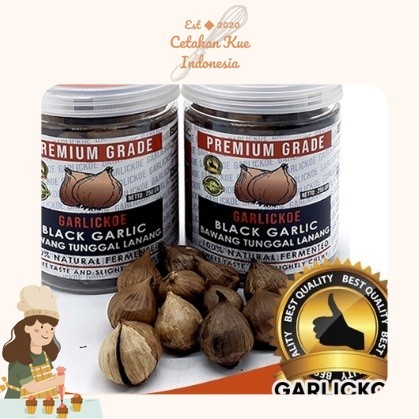 

(CKI) BLACK GARLIC / BAWANG HITAM TUNGGAL LANANG 250gr PREMIUM GARLICKOE
