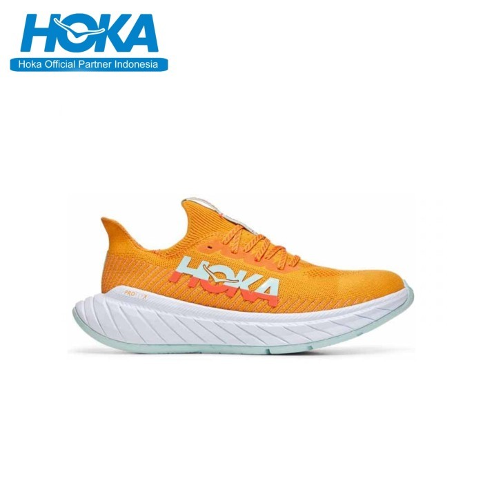 HOKA RUNNING MEN'S Sepatu Hoka One One Carbon X Radiant Yellow