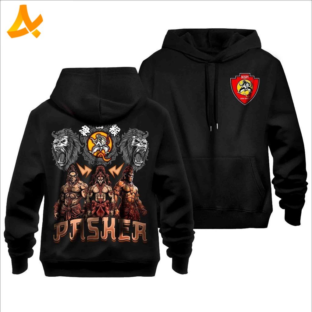 Jaket Hoodie IKSPI Kera Sakti PASKER LIAR Master of Kungfu Fighter - Kaos IKSPI Pasker Liar Nyell