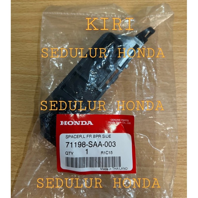 BREKET BRACKET SPACER BEMPER BUMPER DEPAN JAZZ GD3 IDSI VTEC 2003 2007 - 71198 SAA KIRI