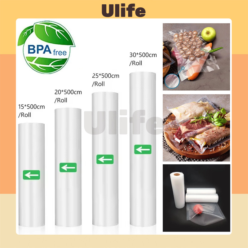 Plastik Makanan Vacuum / Plastik Vacum Sealer Makanan Roll