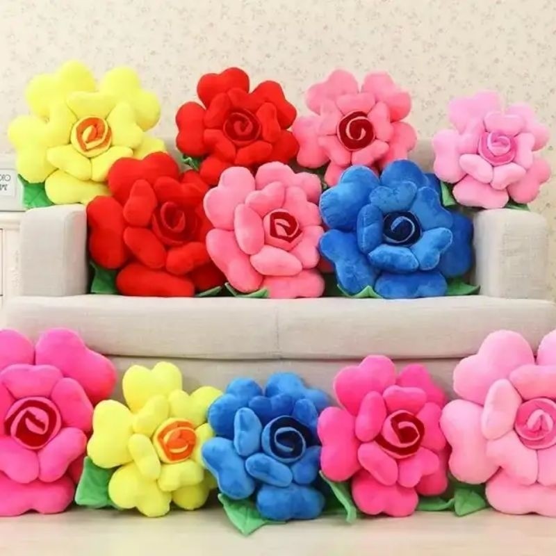 Bantal Bunga Mawar Bantal Kursi Bantal Sofa Berlabel SNI