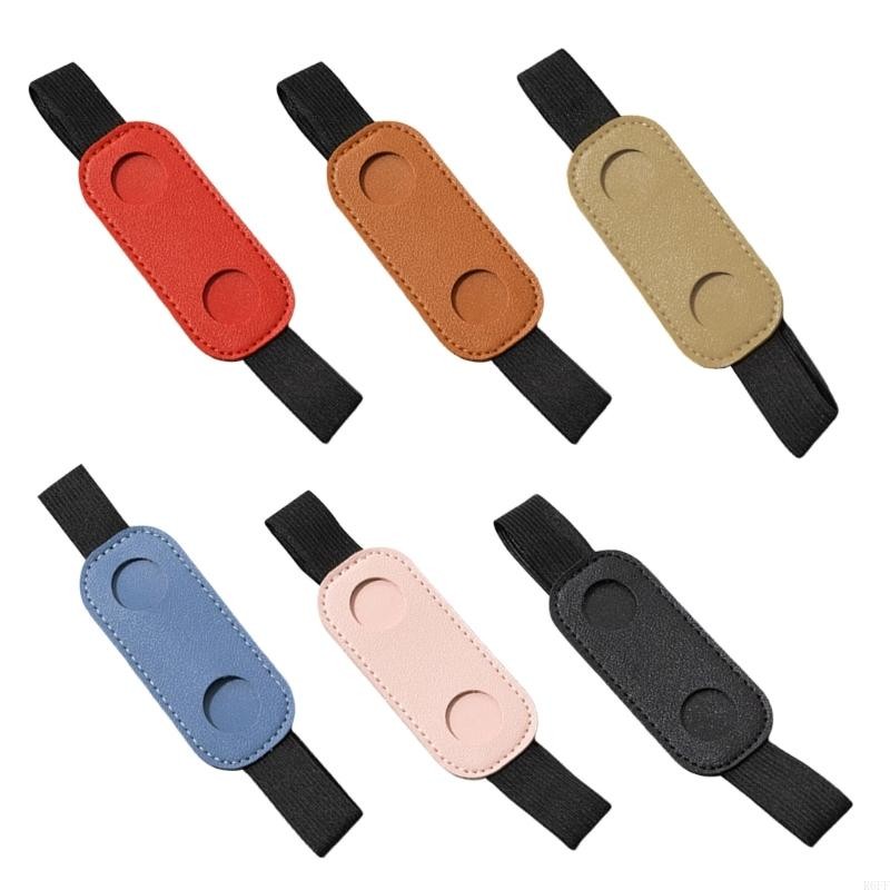

R6FF PU Leather Pencil Holder Pen Holder Elastic Band Pencil Pencil Case