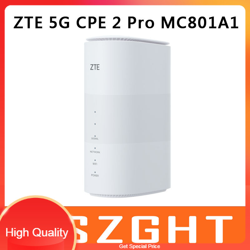 THE BEST New Unlocked ZTE MC801A1 5G Indoor CPE Router With SIM Card Slot SDX55 Platform WiFi6 4G LT