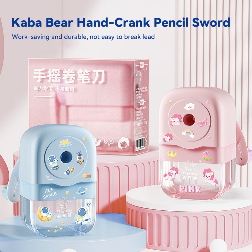

(HOT SALE) [DOTDING] Rautan Pensil Mesin penajaman pena berdiameter besar pena penajanan siswa alat tulis H728