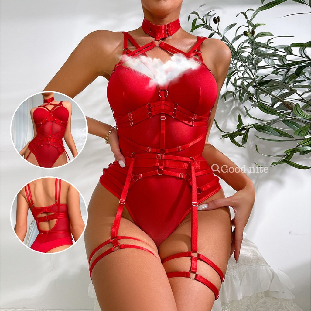 GN6144 lingerie open V bodysuit hot cosplay lingerie premium