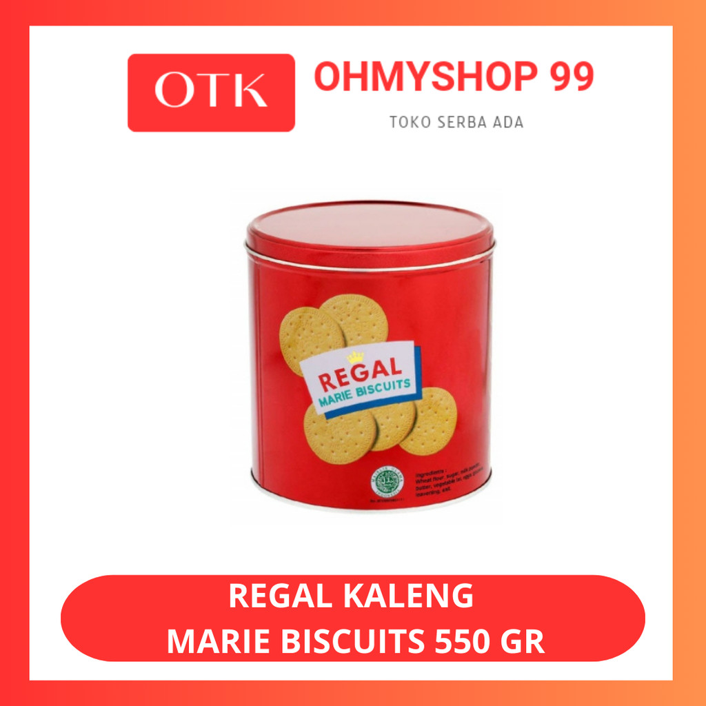 

REGAL Biskuit Marie Kaleng 550gr