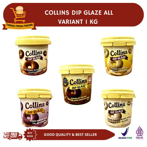 

COLLINS DIP GLAZE ALL VARIANT KEMASAN 1 KG