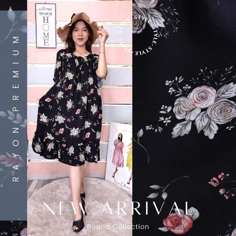 YANCSHOP Violine Dress/Daster Fuji/Daster viral