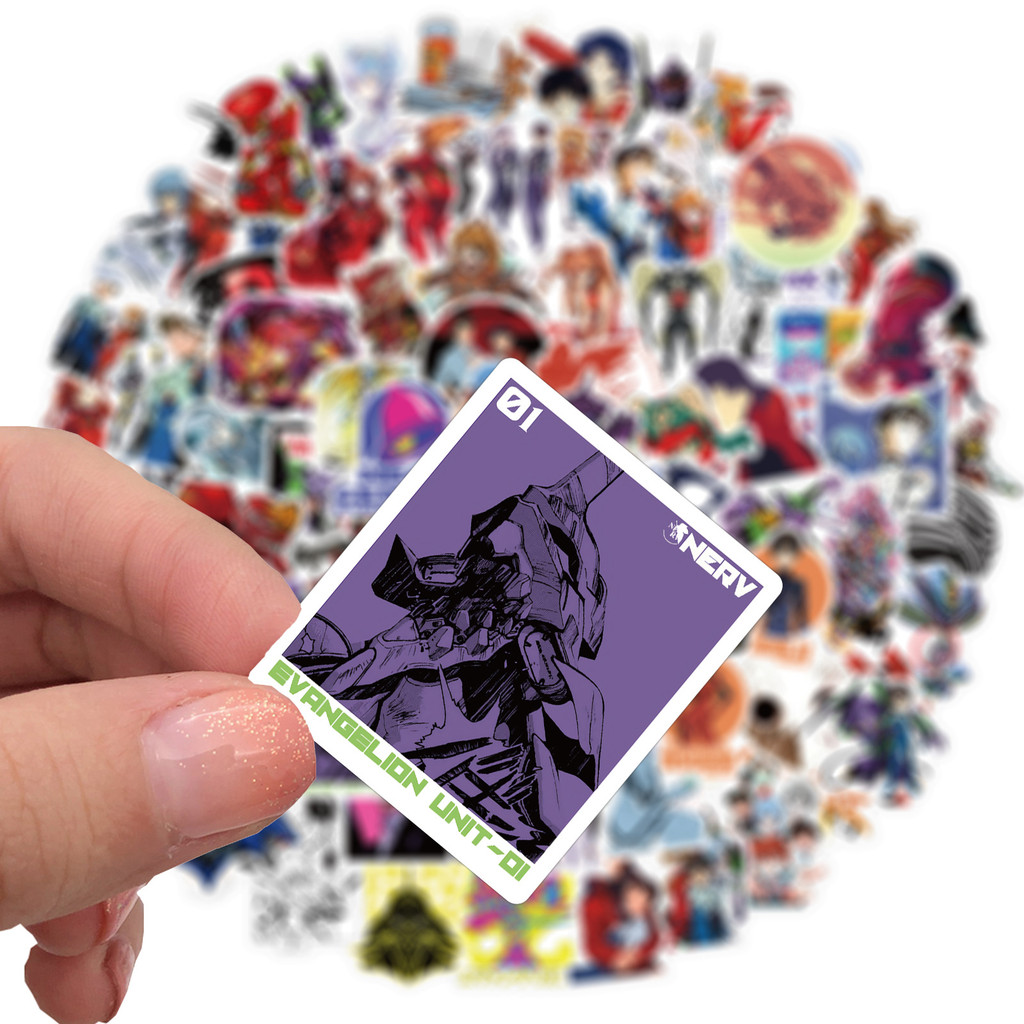 

10/50/100 Pcs Anime Evangelion Stickers Graffiti Cartoon Decals Phone Laptop Scrapbook Luggage Skateboard Stickers Kids Toy