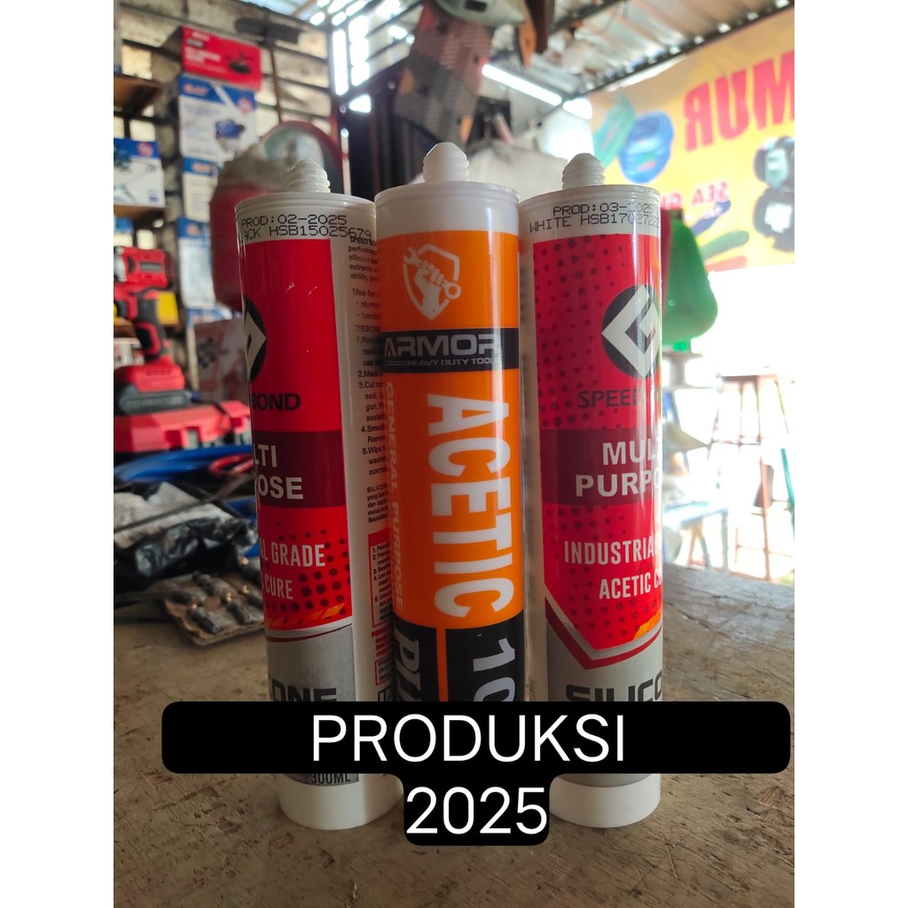 Lem Kaca Sealant Premium Silicone GRH Berkualitas
