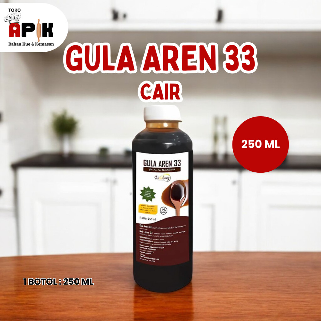 

GULA AREN 33 CAIR MAKANAN MINUMAN 250ML