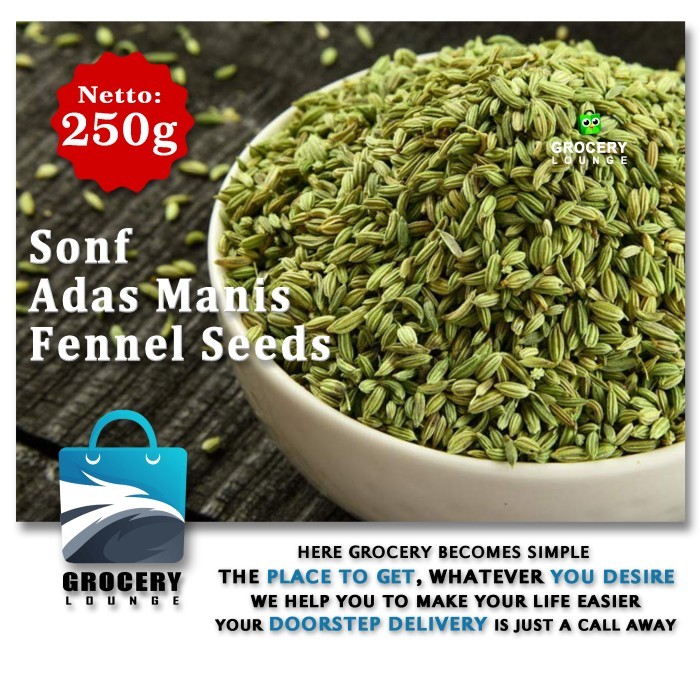 

Sonf - Adas Manis - Fennel Seeds 250g