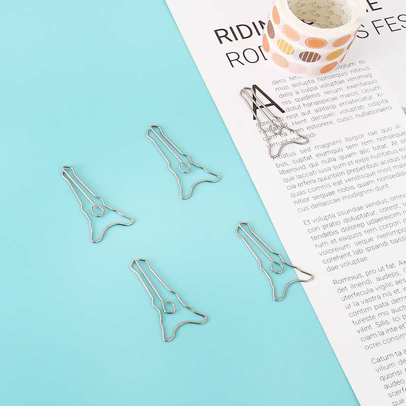 

Eiffel Tower Modeling Paper Clip Silver Bookmark Brooch Clip Student Paper Clips Metal Clip Metal Planner Clip Planner Clips