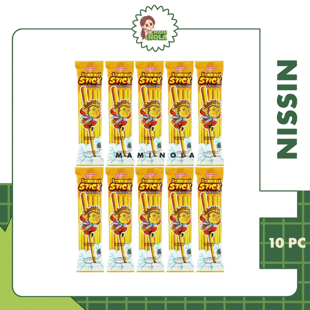 

Nissin MIni Stick Keju dan Merah 10 pc x 13 gr