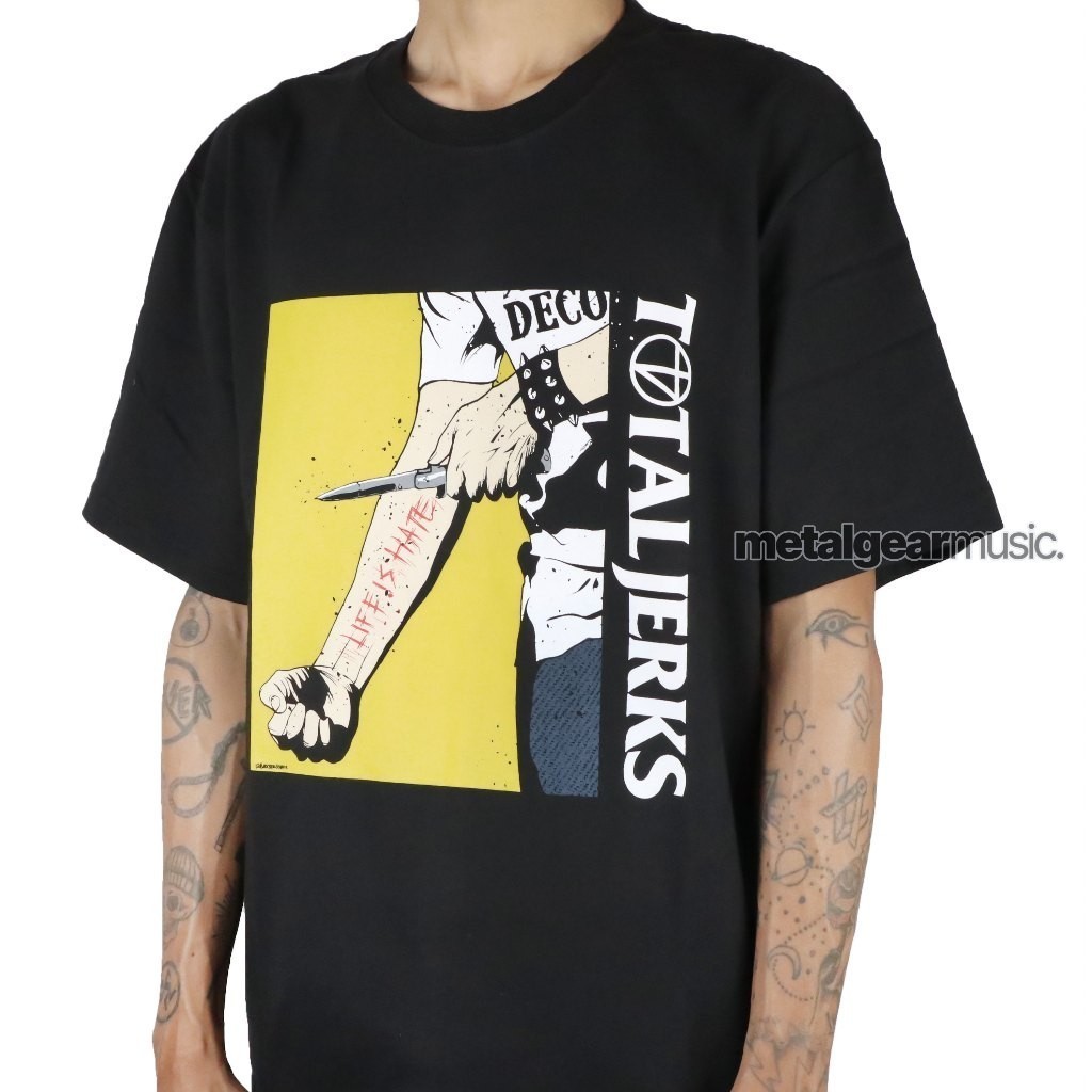 Metalgear Music Original Total Jerks - Life Is Hate Tshirt