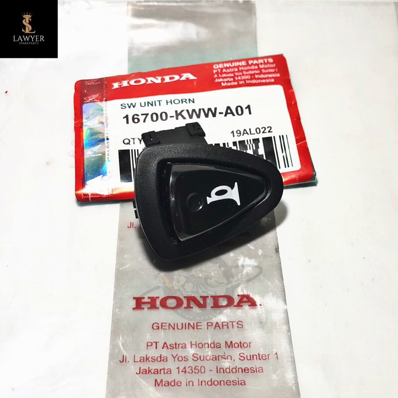 BARU Tombol Saklar Klakson Honda All New Beat FI POP ESP Sporty Vario 125 Old 150 Scoopy Spacy Blade