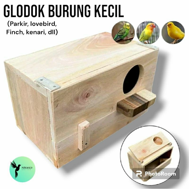 Glodok Burung Kecil (Parkit Lovebird Finch Kenari Dll) rumah sarang burung