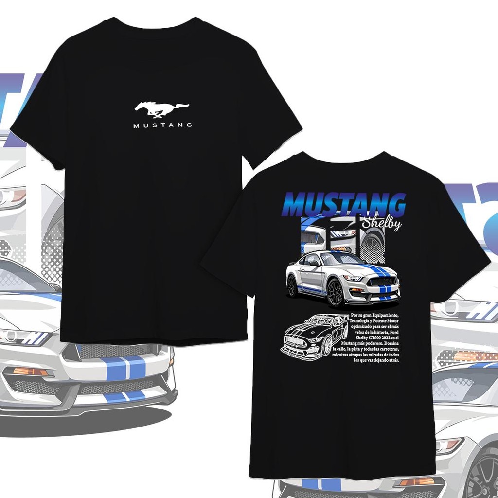 Kaos Mustang Streetwear Jepang – Distro Unisex | Bahan Combed 24s Lembut | Sablon DTF Awet | Warna N