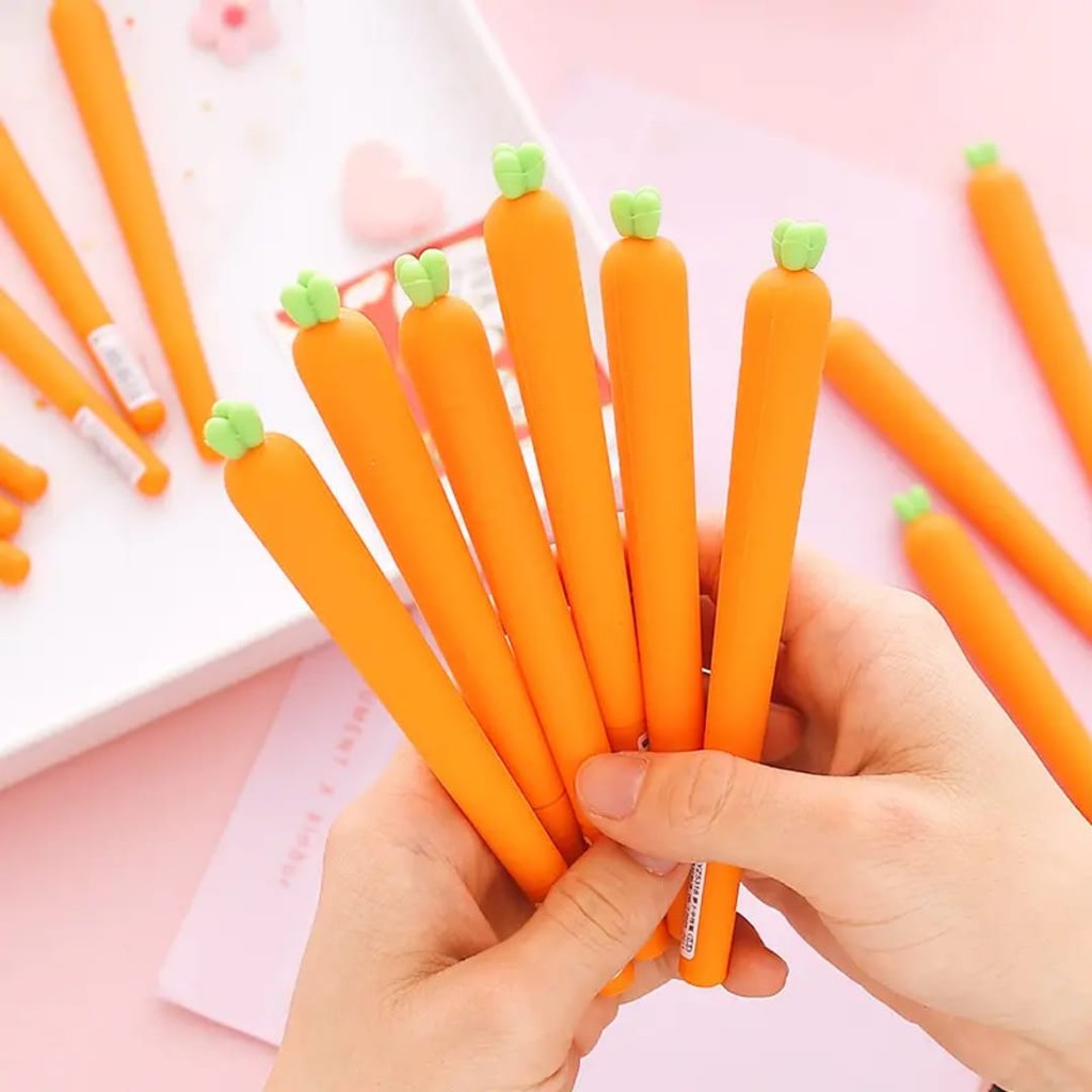 

WORTEL PULPEN GEL KARAKTER BONEKA LUCU BOLPEN PENA CARROT SEKOLAH ALAT TULIS ANAK MURID BUKU PERALATAN PRAKARYA TINTA KARTUN HADIAH GIFT SOUVENIR GEMAS