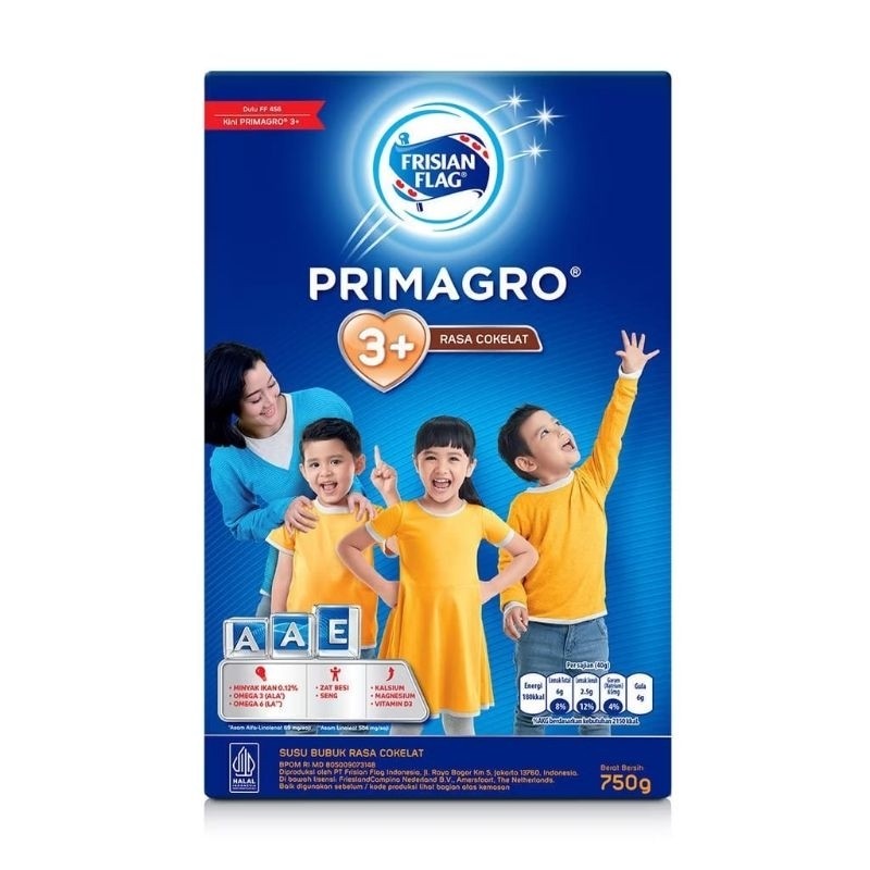 

Frisian Flag Primagro 3+ Cokelat 750 gr Susu Formula Pertumbuhan Anak - 1 Pcs