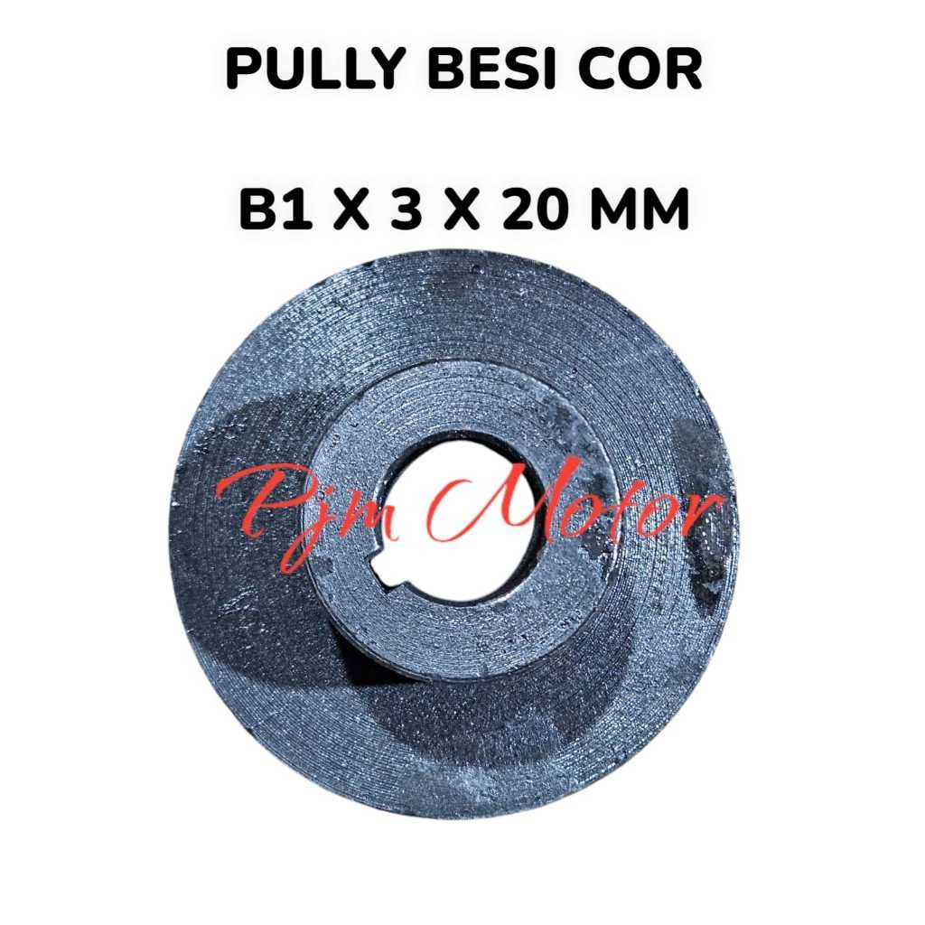 

B1x3x20mm pully puley puli mesin pengerak gx160 ey15 ey20 gx200 gx220 poli besi cor medan amplas