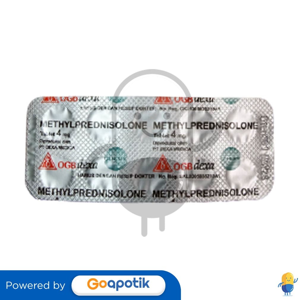 Methylprednisolone 4 Mg Ogb Dexa Medica Strip 10 Tablet