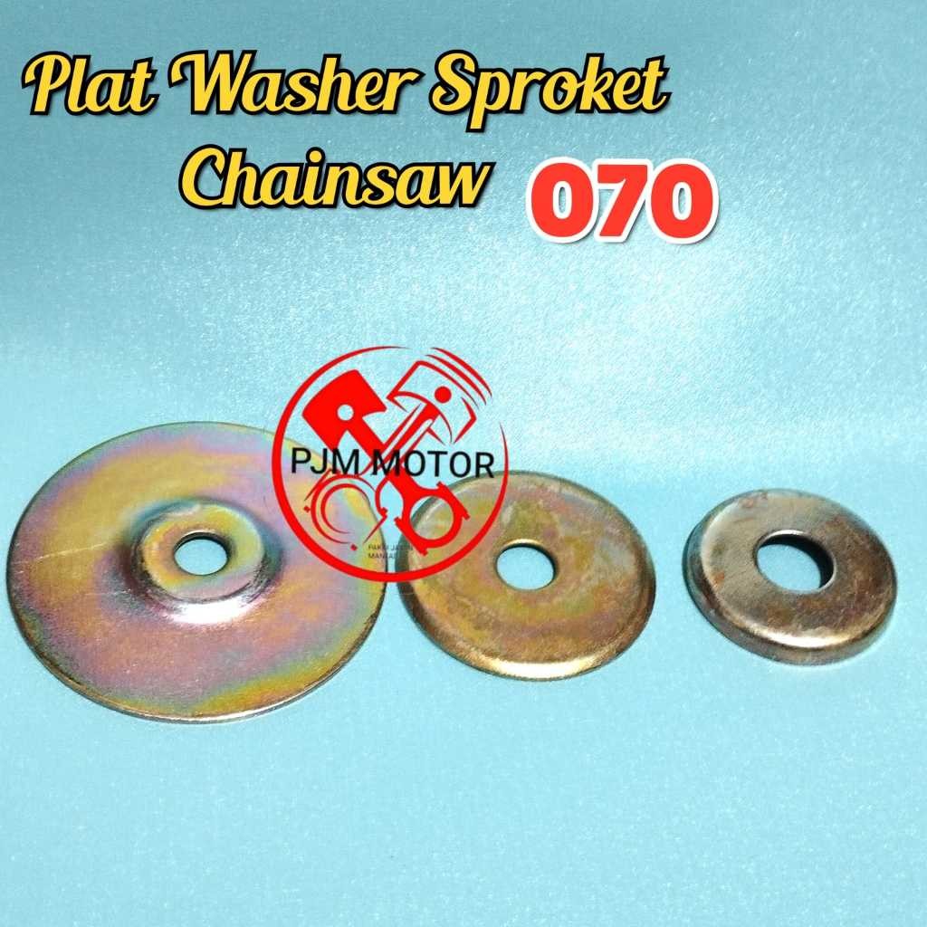 

070 plate washer sporket plat sporket mesin chainsaw senso sinso besar amplas