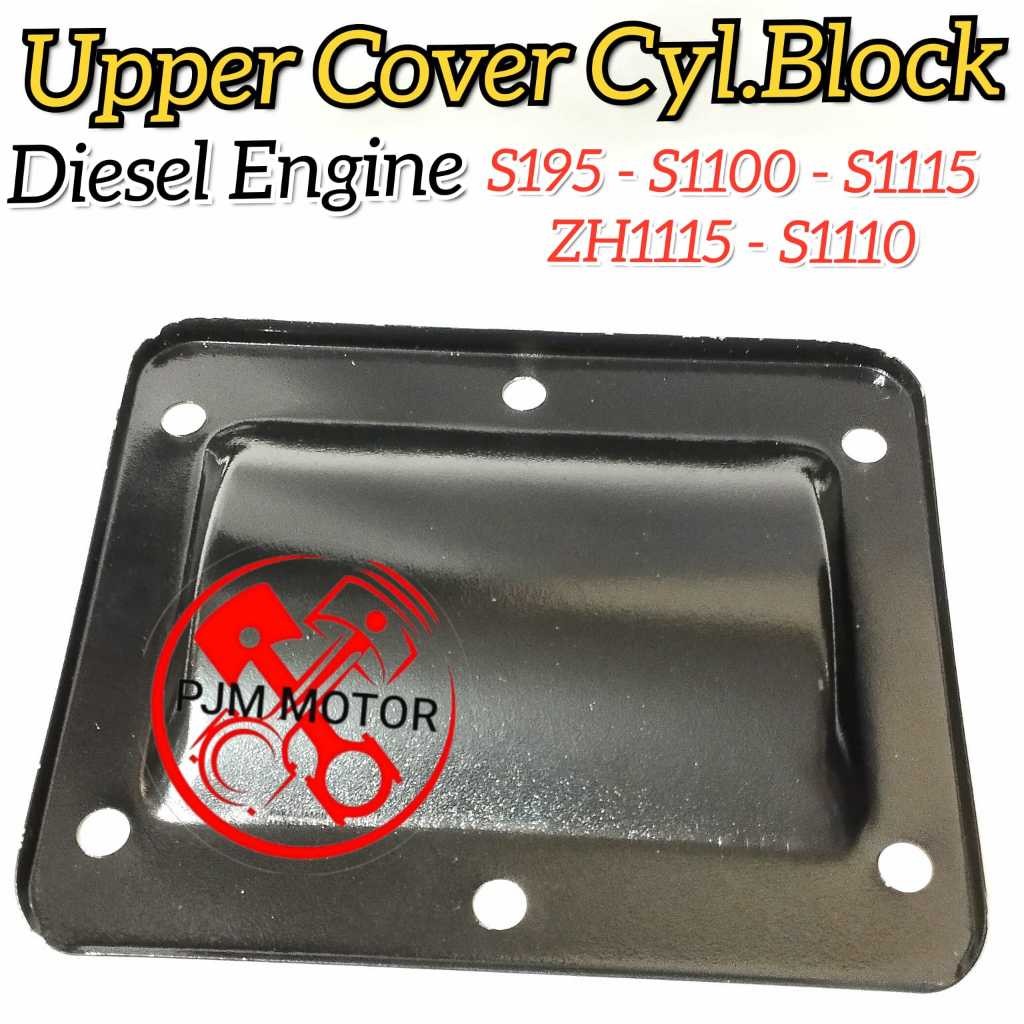 

S195 Upper cover cylinder block tutup atas blok sebelah bandulan mesin diesel pengerak s1100 s1110 s1115 zh1115 13pk 16pk 20pk 22pk 24pk amplas