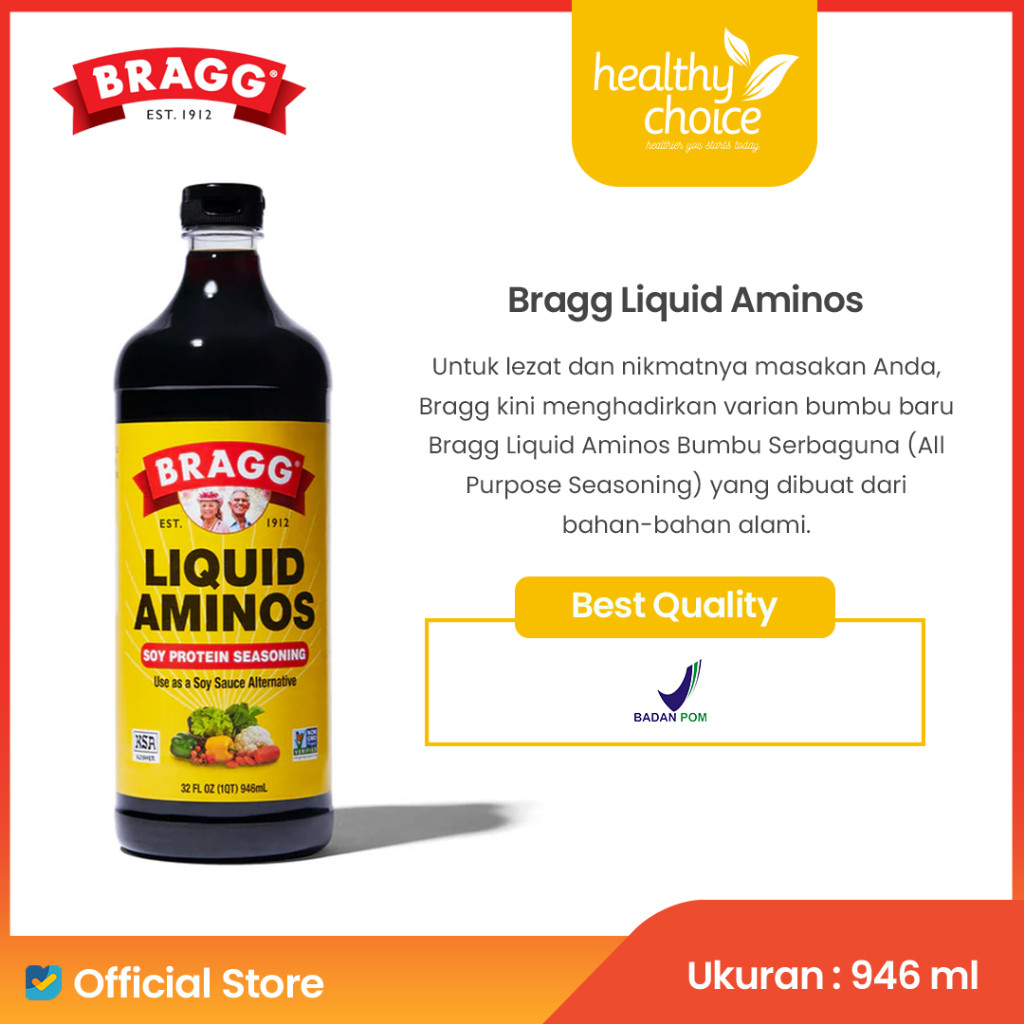 

Bragg Liquid Aminos Bumbu Serbaguna 946 ml