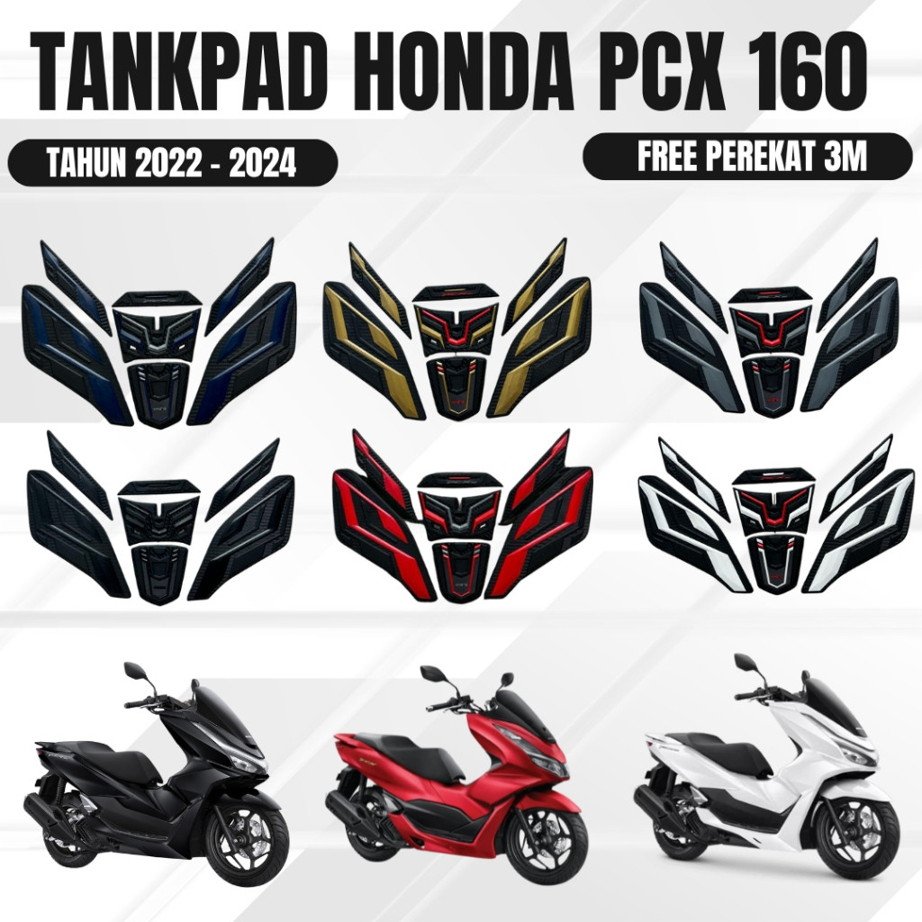 SHIMAN_SHOP KM272 Tankpad Motor Honda Pcx 160 - Deckpad Motor Honda Pcx 160 Tahun 2022-2025