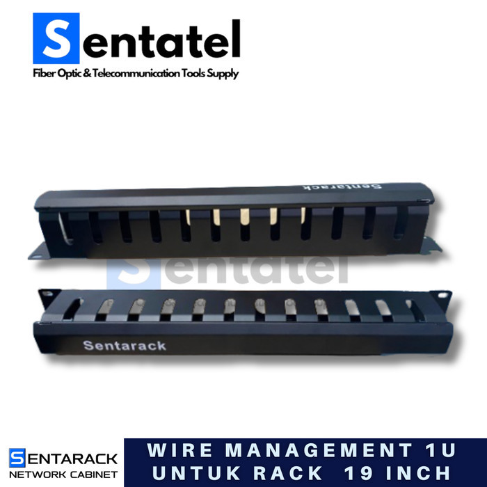 

Sentarack - Wiring Management/Wire Management 1U Horizontal 19" - MERK