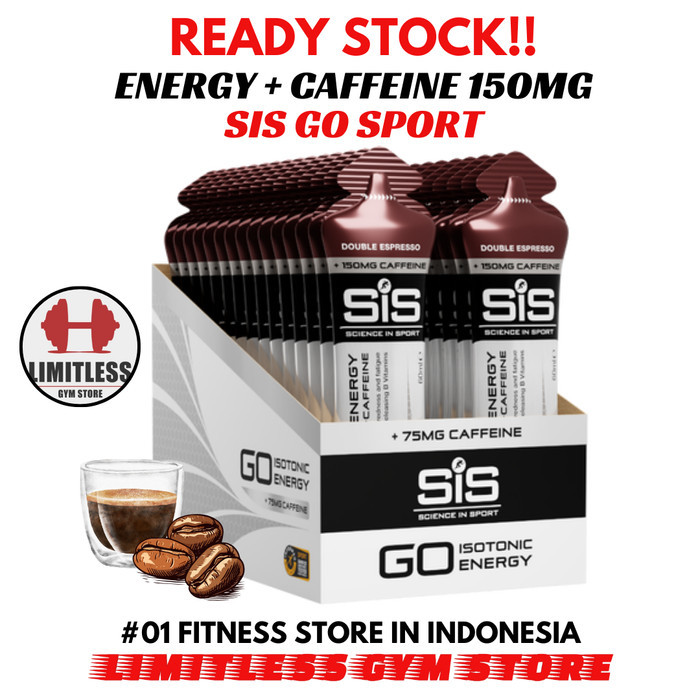 

SIS GO Isotonic Energy Gel + Caffeine 60ml Electrolytes for Running Gels Lari Sepeda - Blueberry